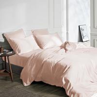 Bamboe Dekbedovertrek Blush Roze-2-persoons (200 x 200/220 cm)