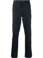 Woolrich pantalon en coton à coupe droite - Bleu - thumbnail