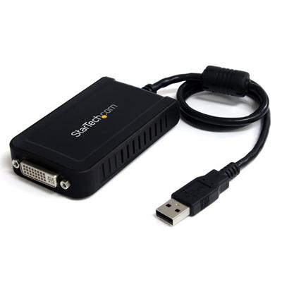 USB naar DVI - Externe Videokaart - Multi Monitor Adapter – 1920x1200 - 32 MB SDRAM - USB 2.0 - DVI - zwart - USB naar DVI - Externe Videokaart - Multi Monitor Adapter – 1920x1200 - 32 MB SDRAM - USB 2.0 - DVI - zwart -