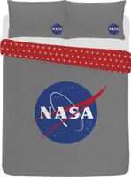 Nasa tweepersoons dekbedovertrek Logo 200 x 200 cm