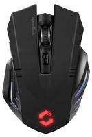 Speedlink FORTUS Gaming Mouse Wireless - 5 Tasten Maus Kabellos, LED-Beleuchtung in 4 atmosphärischen Farben - schwarz
