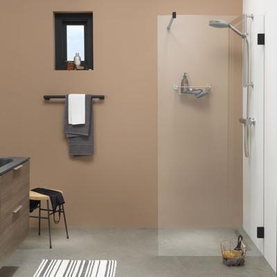 Sealskin Get Wet I AM walk-in type A3 (divider) 1000 mm matzwart 8 mm helder veiligheidsglas + antikalk Sealskin Get Wet I AM walk-in type A3 (divider) 1000 mm matzwart 8 mm helder veiligheidsglas + antikalk