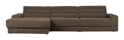 BePureHome Loungebank 'Date' Links, kleur Warm Grijs