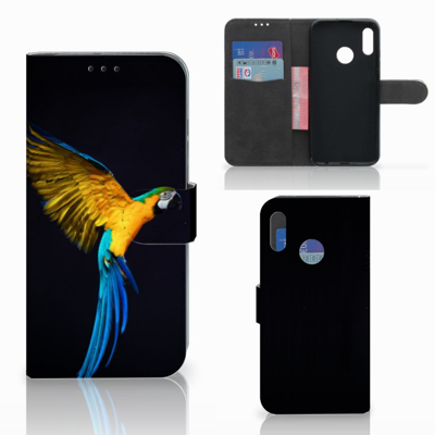 Honor 10 Lite Telefoonhoesje met Pasjes Papegaai Honor 10 Lite Telefoonhoesje met Pasjes Papegaai