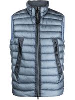 C.P. Company gilet matelassé à fermeture zippée - Bleu