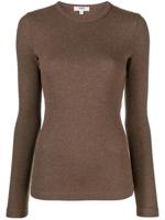 AGOLDE Ribgebreide top - Bruin