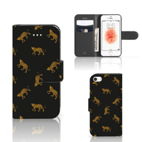 Telefoonhoesje met Pasjes voor Apple iPhone 5 | 5s | SE Leopards - thumbnail