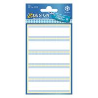 Avery AV-59375 Z-Design Diepvriesetiketten 76x22 mm 25 Stuks Wit/Blauw - thumbnail