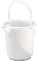 Hunersdorff Emmer | 10,5 l hogedruk-polyethyleen natuur | kunststofbeugel | d. 286 mm | hoogte 283 mm | 1 stuk - 941100 941100