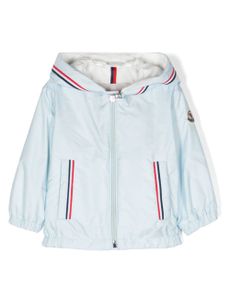 Moncler Enfant veste Granduc à patch logo - Bleu