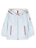 Moncler Enfant veste Granduc à patch logo - Bleu - thumbnail