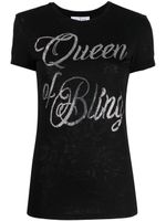 Philipp Plein t-shirt Queen Of Bling en coton - Noir - thumbnail