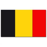 Vlag Belgie van 90 x 150 cm - feestartikelen - Landen thema supporters - thumbnail