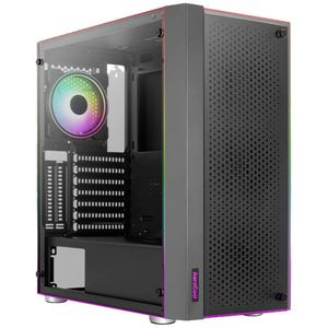 AeroCool Skribble Midi-tower PC-behuizing Zwart