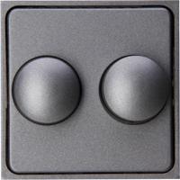 KOPP - Afdekplaat/Centraalplaat - Athenis HK07 - DUO Dimmer - Mat Antraciet