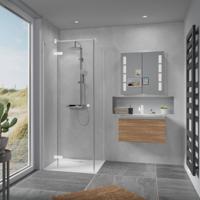 Ben Vivid douchecabine linksdraaiend 120x90cm Mat wit