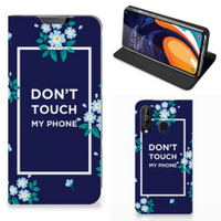 Samsung Galaxy A60 Design Case Flowers Blue DTMP