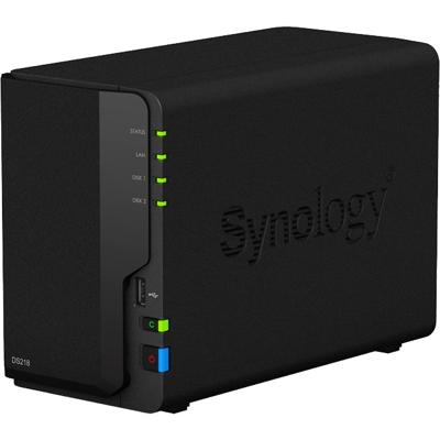 Synology DiskStation DS218 data-opslag-server NAS Desktop Ethernet LAN Zwart RTD1296 Synology DiskStation DS218 data-opslag-server NAS Desktop Ethernet LAN Zwart RTD1296