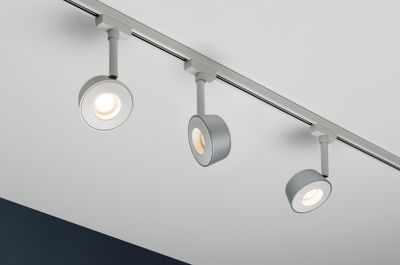 Paulmann Pellet 230V-railsysteem lamp URail LED vast ingebouwd 4 W LED Wit, Chroom (mat)