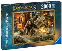 Ravensburger puzzel 2000 stukjes LOTR The Two Towers - thumbnail