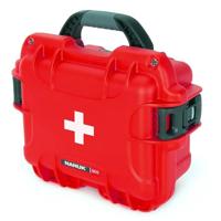 Nanuk 905 Waterdichte EHBO-prepper Survival Gear stof- en slagvaste koffer - Leeg - Rood, 905-FSA9