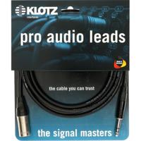 Klotz M1MS1K1000 microfoonkabel 3p XLR male - 6.35 mm jack 10 m