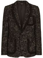 Dolce & Gabbana single-breasted wool blazer - Noir - thumbnail