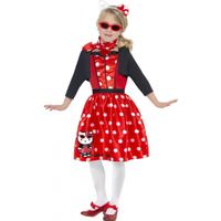 Hello Kitty retro jurkje  145-158 (10-12 jaar)  -