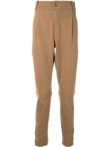 Dolce & Gabbana pantalon à détails de plis - Marron