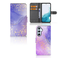 Hoesje voor Samsung Galaxy A54 5G Watercolor Paars - thumbnail