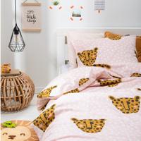 Fresh&Co  Kids Pink Panther Dekbedovertrek 140 x 200 cm - Kinderovertrek Dekbedovertrek