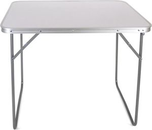 Opvouwbare Campingtafel - Vouwtafel - 80x60x68cm - Wit - Opvouwbaar - Balkon