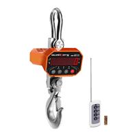 Kraanweegschalen van meer dan 3000 kg, Kranwaage 5 t / 2 kg - LED - orange, Kranwaage - SBS-KW-5/2K