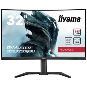 Iiyama GCB3280QSU-B1 ETE VA, Curved Gaming monitor Energielabel F (A - G) 80 cm (31.5 inch) 2560 x 1440 Pixel 16:9 0.2 ms DisplayPort, HDMI, Hoofdtelefoon (2.5