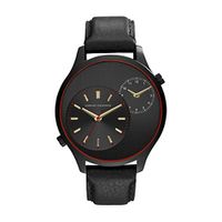 Horlogeband Armani Exchange AX2168 Leder Zwart 22mm - thumbnail