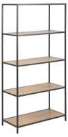 Boekenkast Bronx MDF Naturel 77x150cm - Giga Living