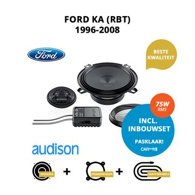 Premium speakers voor Ford Ka 1996-2008 (RBT) - Voordeuren Premium speakers voor Ford Ka 1996-2008 (RBT) - Voordeuren