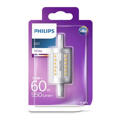 Philips LED Lamp R7s 7,5W Staaf Philips LED Lamp R7s 7,5W Staaf