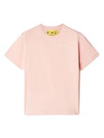 Off-White Kids t-shirt en coton à imprimé Arrows - Rose