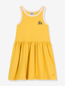 Mouwloze jurk PETIT BATEAU geel