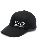 Ea7 Emporio Armani casquette à logo imprimé - Noir - thumbnail