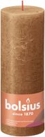 Bolsius shine rustiekkaars 190/68 spice brown