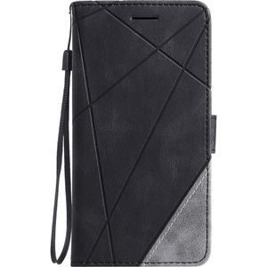 Samsung Galaxy S20 Plus hoesje - Bookcase - Pasjeshouder - Portemonnee - Patroon - Kunstleer - Zwart