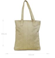 DSTRCT Dstrct - Beige shopper Beige Leer Shoppers