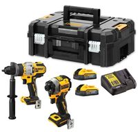 DeWalt DCK2052H2T-QW | 18V XR Brushless 2-delig voordeelset DCK2052H2T-QW - thumbnail