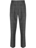 Brioni checked tailored wool trousers - Gris