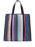 Missoni Home striped terry-cloth tote bag - Bleu