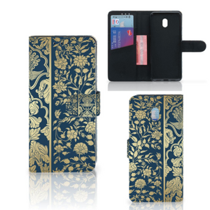 Xiaomi Redmi 8A Hoesje Beige Flowers