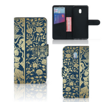 Xiaomi Redmi 8A Hoesje Beige Flowers - thumbnail