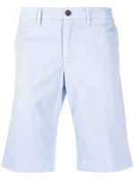 Canali stretch-cotton Bermuda shorts - BLUE